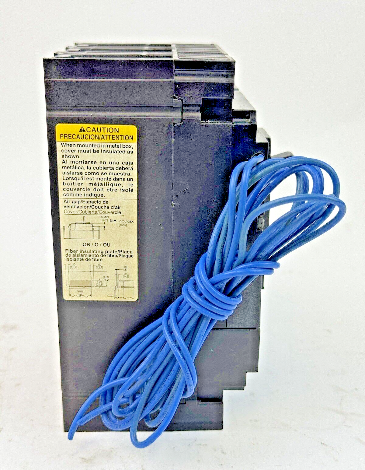 SQUARE D - HDL36090AA - POWERPACT CIRCUIT BREAKER W/ AUX - 90A/3 POLE/600VAC