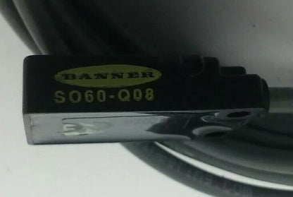 BANNER SO60-Q08 PHOTO EYE SENSOR, PHOTOELECTRIC  EMITTER  10 VDC TO 30VDC