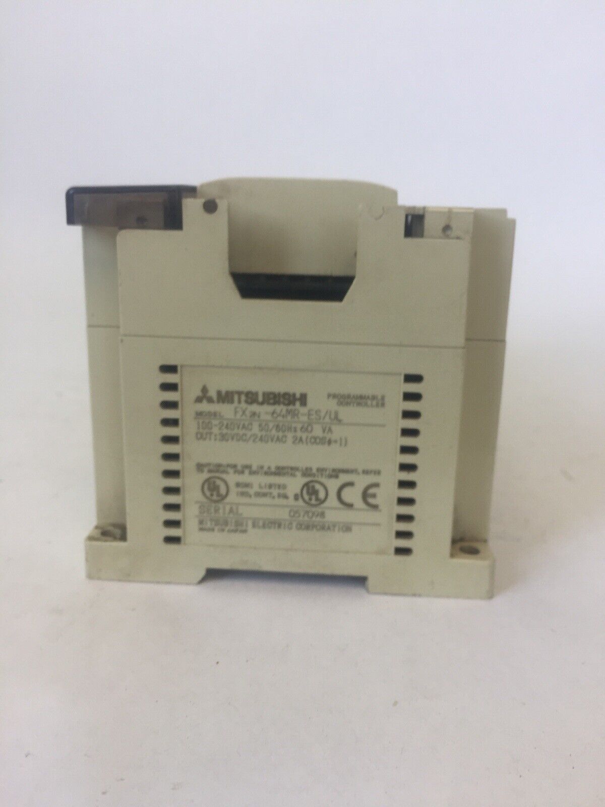 MITSUBISHI FX2N-64MR-ES/UL PROGRAMMABLE CONTROLLER 100-240VAC OUT 30VDC/240VAC