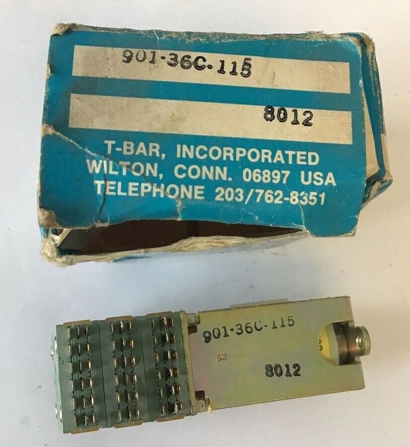 T-BAR 901-36C-115 RELAY SWITCH