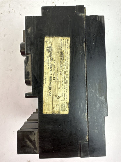 ITE ET-1577 CIRCUIT BREAKER 240VAC 125-250VDC 70A 3POLE