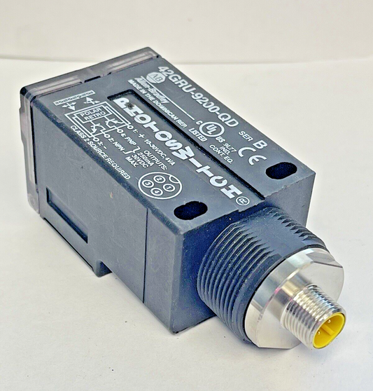 ALLEN BRADLEY - 42GRU-9200 SER. B - PHOTOSWITCH -**MISSING MOUNTING RINGS