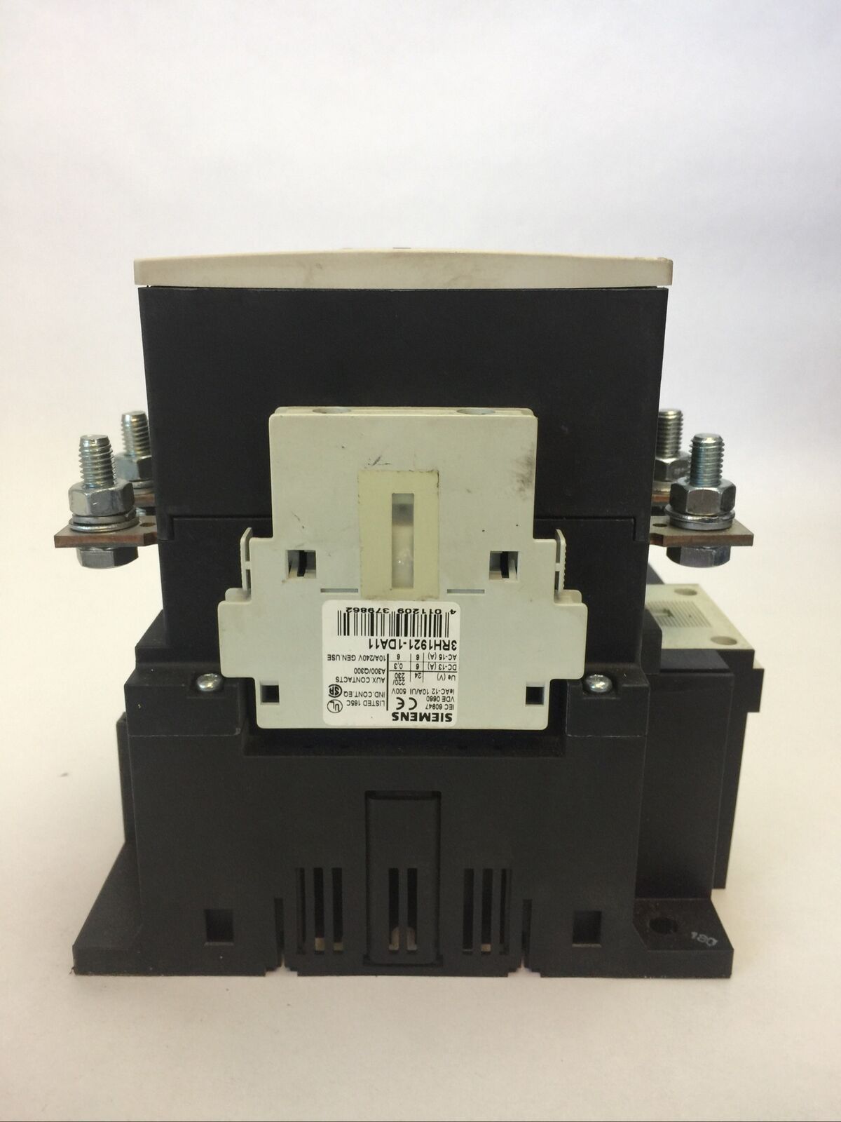 SIEMENS 3RT1054-6AF36 CONTACTOR 140A 600VAC 3PH 125HP COIL 110-127VDC 50/60HZ