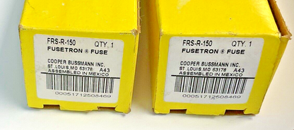 BUSSMANN FRS-R-150 FUSETRON 600VAV 300VDC RK5 ***LOTOF2***