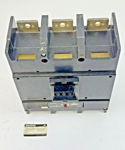 GTE/ SYLVANIA - SJD-3-C-350 - CIRCUIT BREAKER - TYPE AJD, 350 A, 240 VAC, 3 POLE