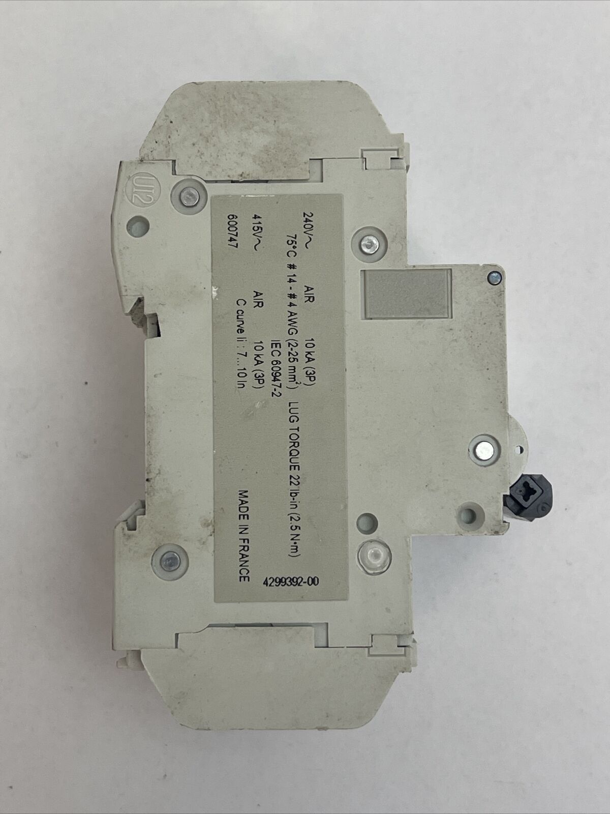MERLIN GERIN 60180 MULTI9 C60 CIRCUIT BREAKER C 20A 240VAC 3POLE