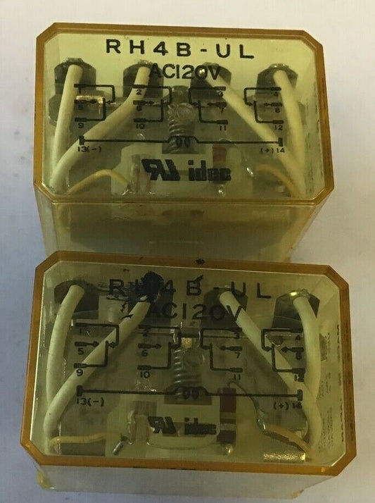 IDEC RH4B-UL RELAY 240VAC 30VDC***LOTOF2***