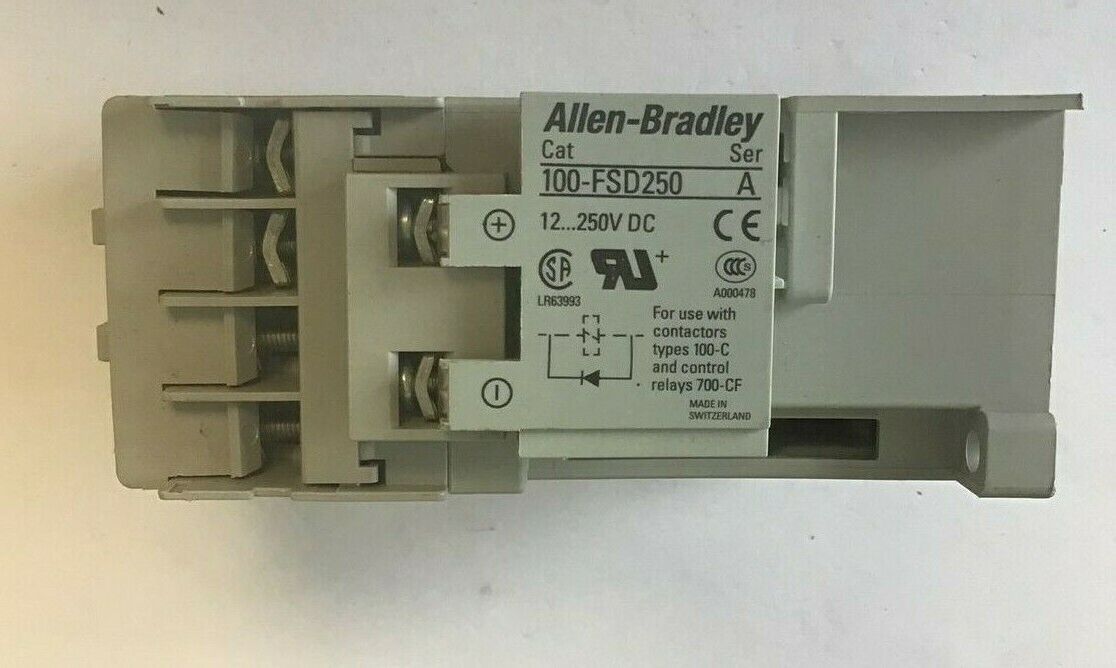ALLEN BRADLEY 700-CF220Z* CONTACTOR SER.A  W/100-FSD250 SURGE SUPP. **LOTOF2**