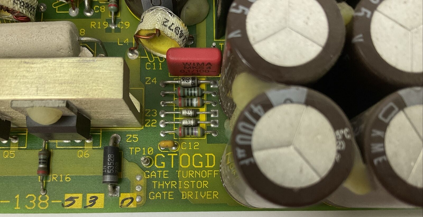 ALLEN BRADLEY 80165-138-53D GTOGD GATE TURNOFF THYRISTOR GATE DRIVER CIRCUIT