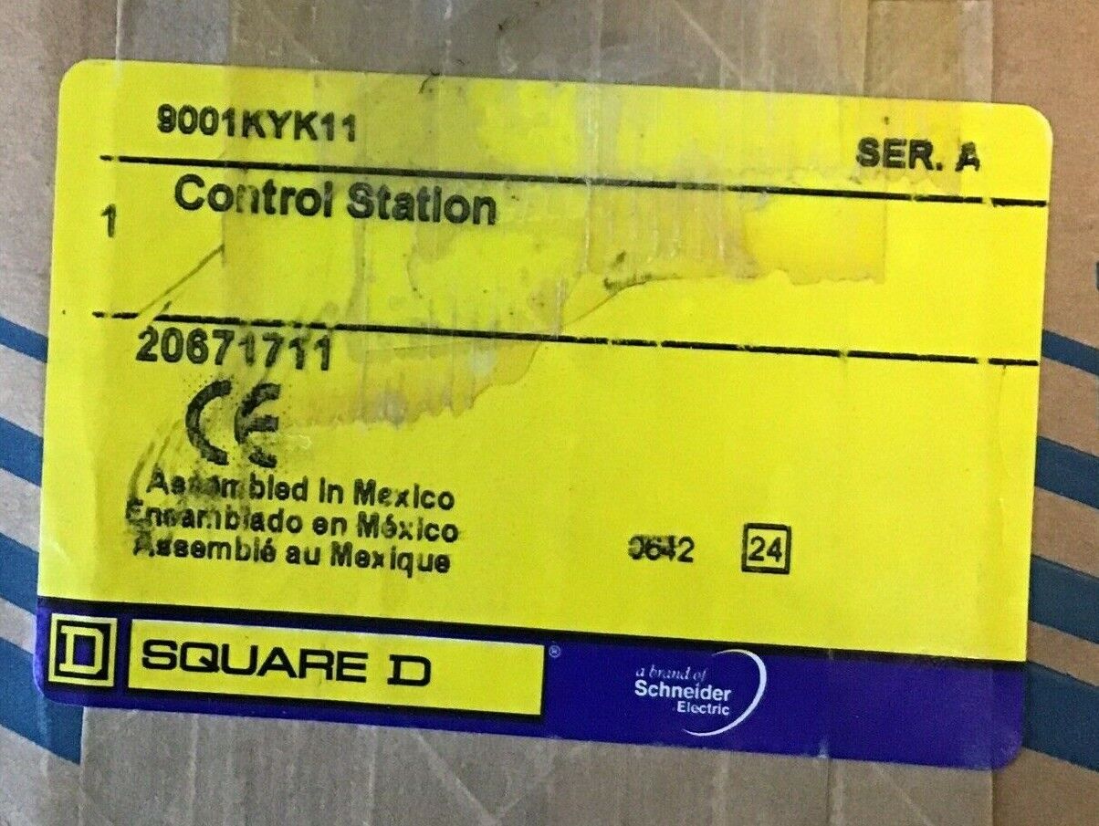SQUARE D 9001KYK11 CONTROL STATION PUSH BUTTON SER.A "START"