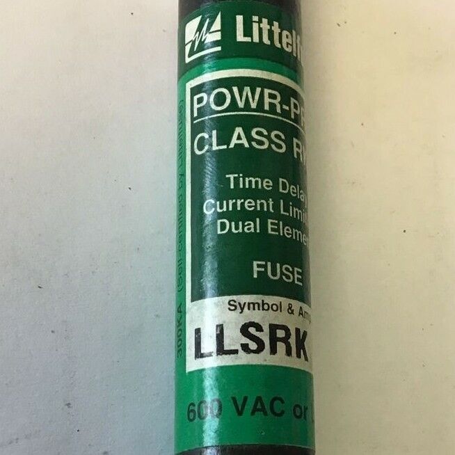 LITTELFUSE LLSRK 6 FUSE POWR-PRO 600VAC RK1 TIME DELAY ***LOTOF3***