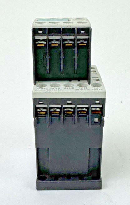 SIEMENS - 3RH1140-1BB40 - CONTACTOR & SIEMENS - 3RH1911-1GA40 - AUXILIARY BLOCK