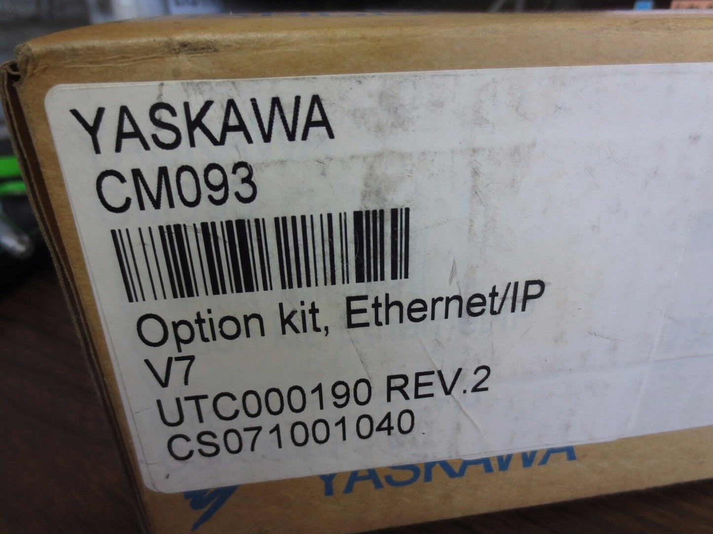 YASKAWA CM093 OPTION KIT, ETHERNET / IP V7 - UTC000190 Rev. 2 - NEW SURPLUS