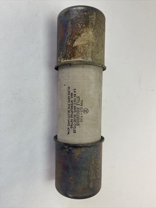 WESTINGHOUSE 310C095G05 CLE-1 FUSE 2.4KV 100E AMP 50/60 CYCLES