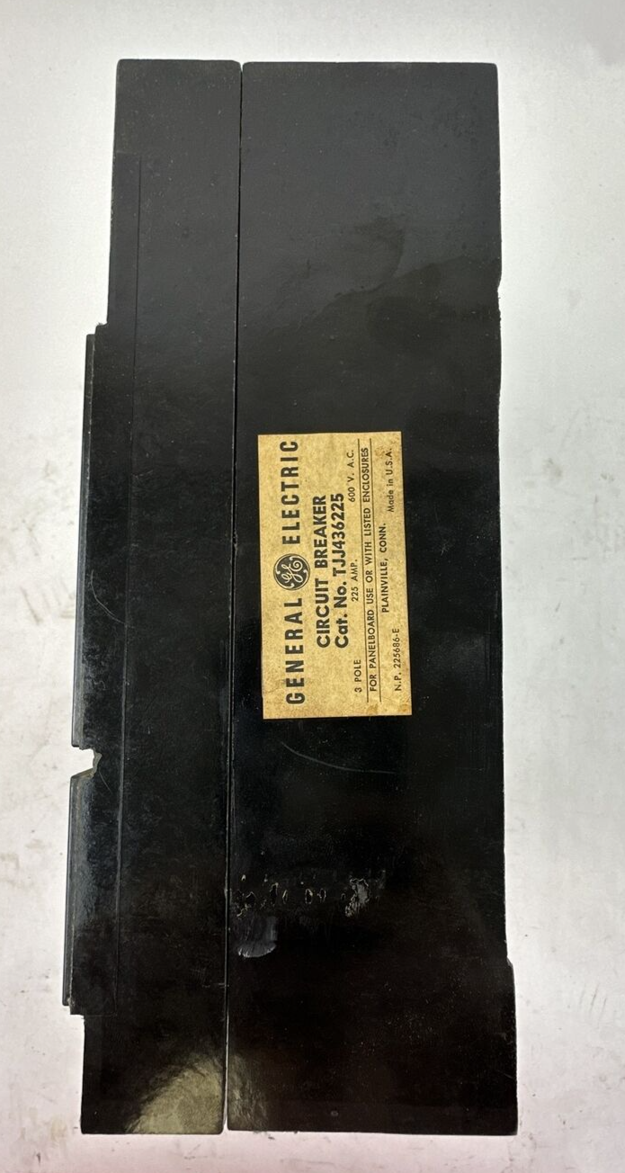 GE TJJ436225 CIRCUIT BREAKER 225AMP 3POLE 600VAC