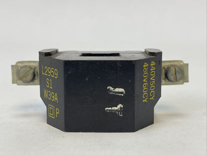 SQUARE D L2959 S1 W39A COIL 480V 60CY 440V 50CY