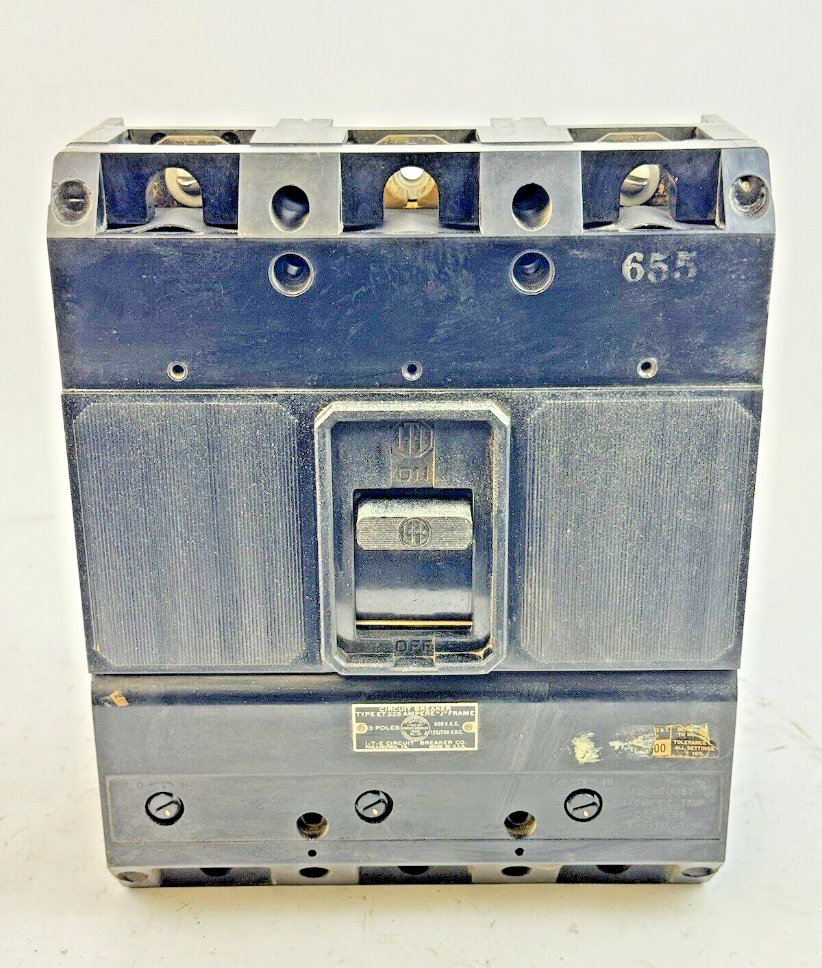 ITE - ET5905 - MOLDED CASE ET-225 FRAME CIRCUIT BREAKER - 175 A, 3 POLE, 600 VAC