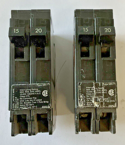 CROUSE-HINDS MP1520 CIRCUIT BREAKER TYPE MH-T 120/240VAC CLASS CTL  ***LOTOF2***