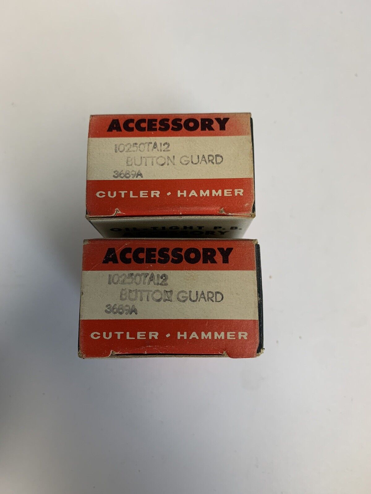 Cutler-Hammer Button Guard 10250TA12 3689A "Lot of 2"