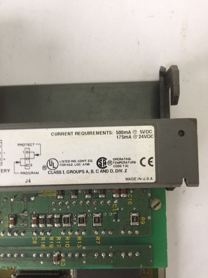 ALLEN BRADLEY 1747-L532 PROCESSOR UNIT 24VDC SER D PROC. REV 4