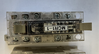 OMRON P7SA-14F-ND RELAY SOCKET BASE 20A W/G7SA-4A28 24VDC RELAY ***LOTOF2***