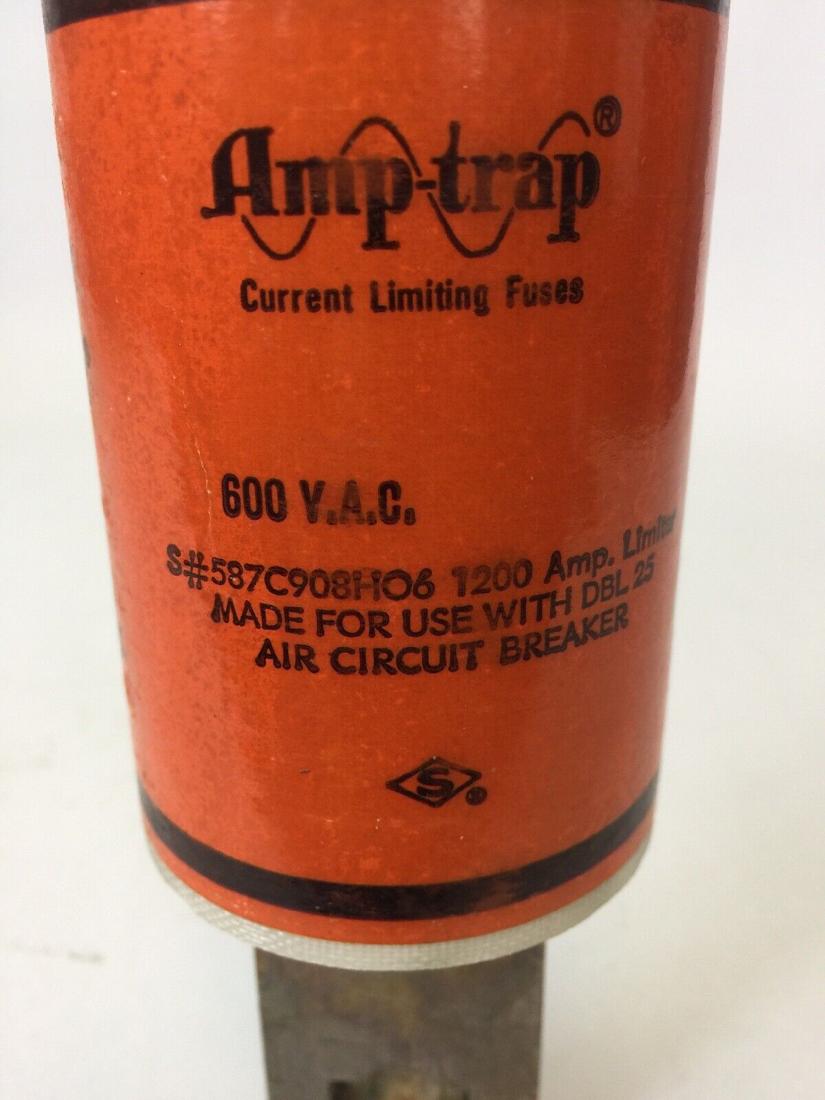 SHAWMUT AMPTRAP A4BX1200 CURRENT LIMITING FUSE 1200AMP 600VAC TYPE 55AE FORM 480