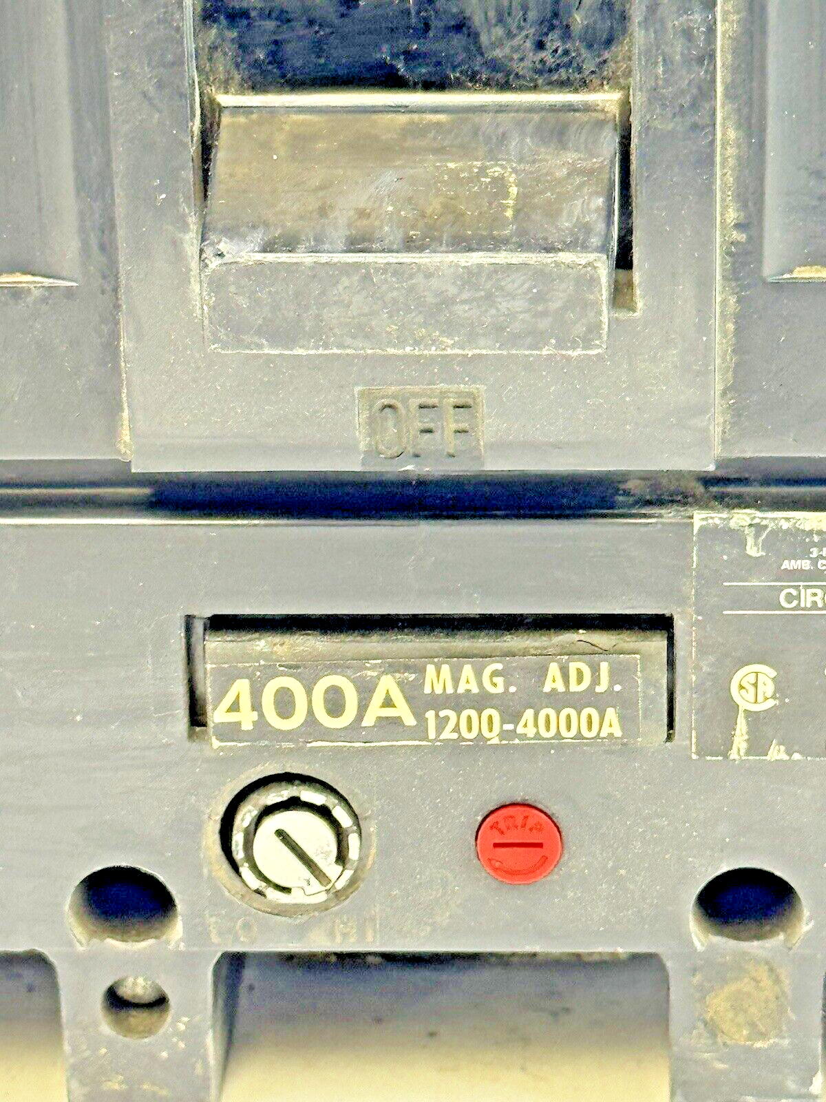 GE - TJJ436400 - CIRCUIT BREAKER W/ 400A TRIP - 3 POLE/600VAC/400A