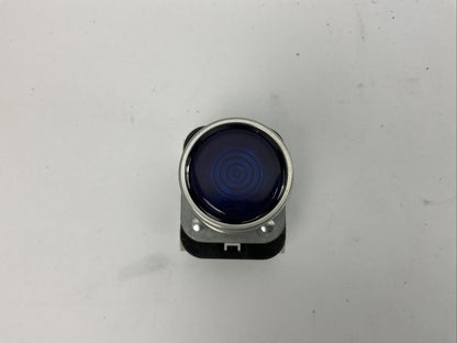 ALLEN BRADLEY 800T-QA24BD1 SER T  24V BLUE LENS ILLUMINATED TYPE 4,13