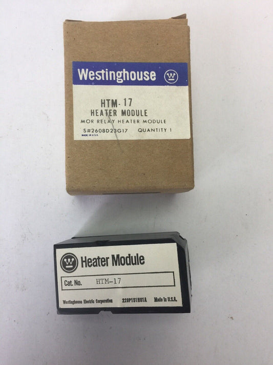 WESTINGHOUSE HTM-17 MOR RELAY HEATER MODULE