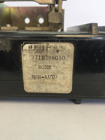 UNDERWRITER'S LABORATORIES INC. 371D386G10 NON AUTO TRIP UNIT