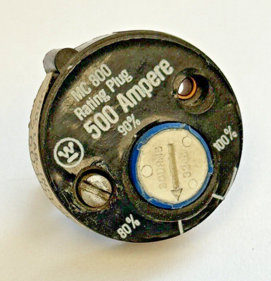 WESTINGHOUSE - MC 800 500A - RATING PLUG - A8MC500 - 500 AMPERE