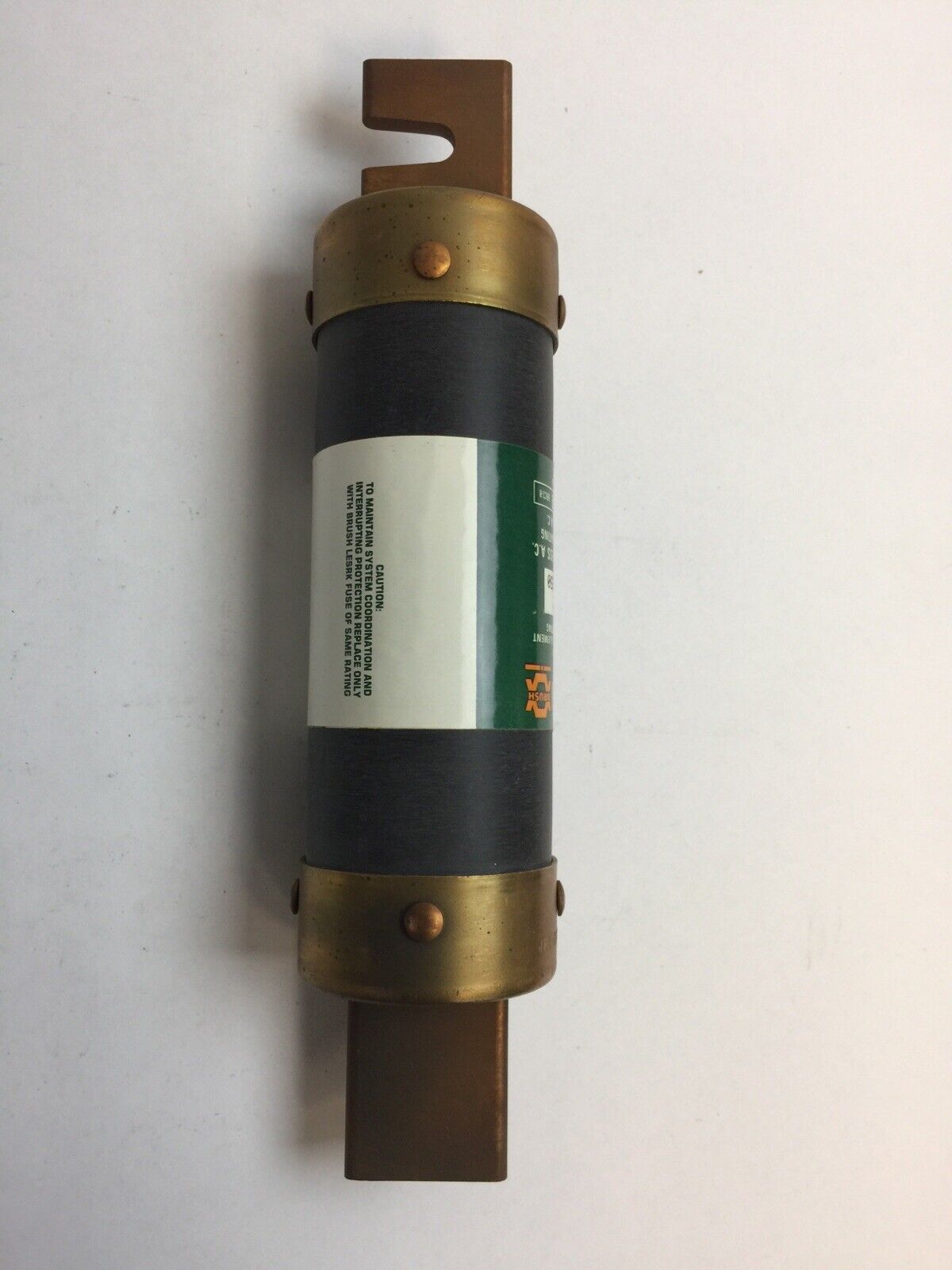 BRUSH LESRK350 TIME DELAY DUAL ELEMENT CURRENT LIMITING FUSE 350A 600VAC CLASS