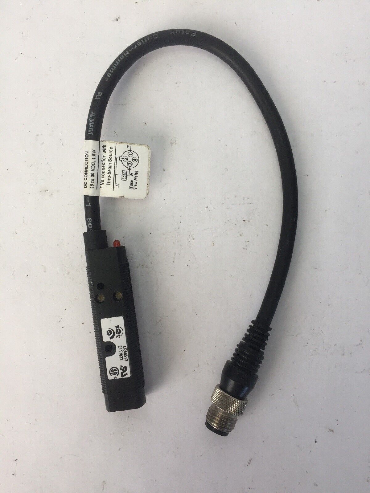 CUTLER HAMMER 13101AQD03 PHOTO ELECTRIC SENSOR CONNECTION 20-264VAC 15-30VDC