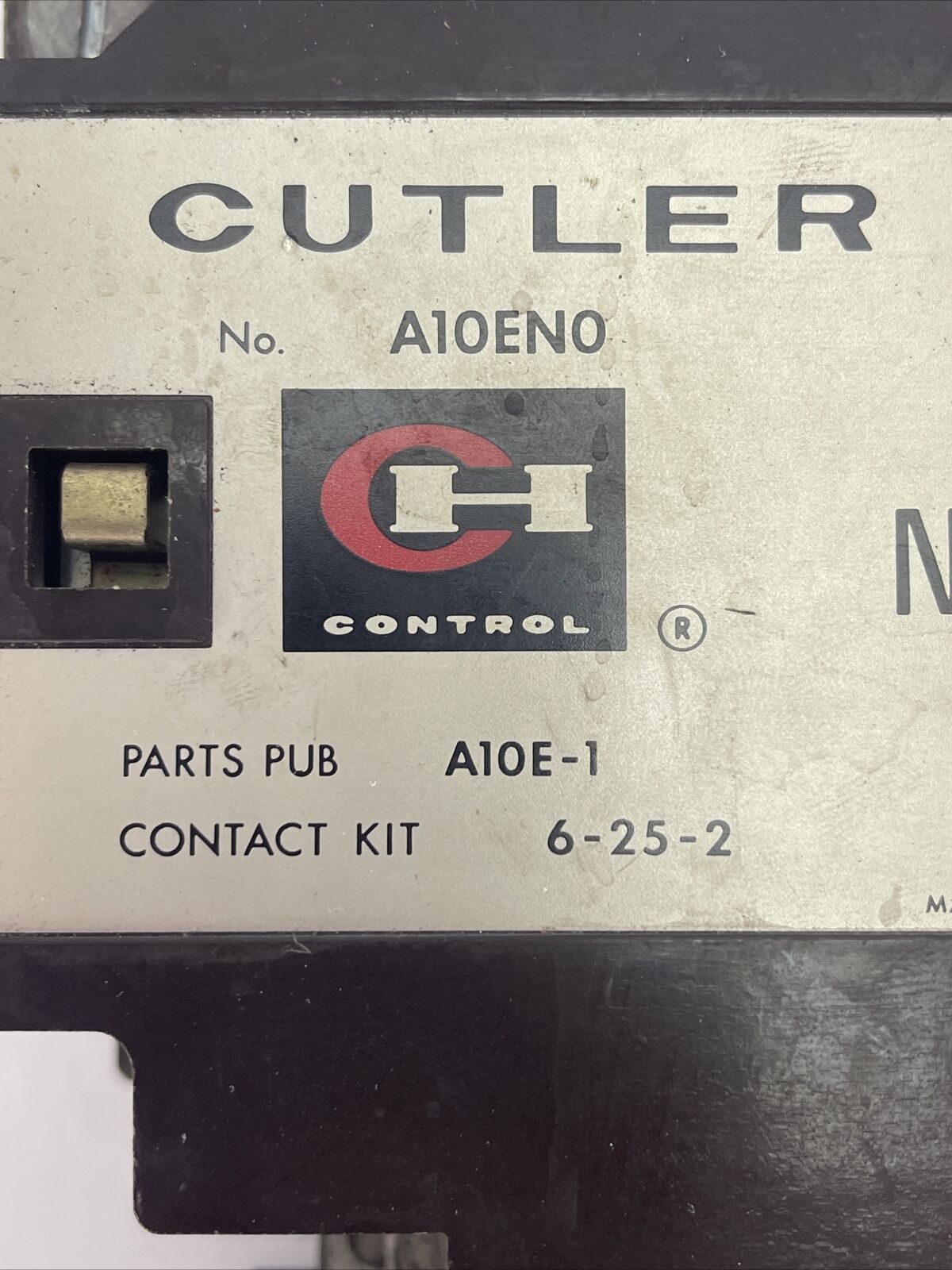 CUTLER HAMMER A10EN0 SIZE 3 STARTER SER A1 3PH 90AMP 600VAC 50HP COIL 120V 60CY