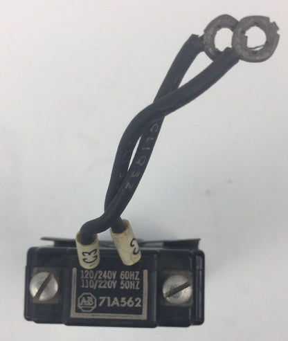 ALLEN BRADLEY 71A562 COIL 120/240V 60HZ 110/220V 50HZ