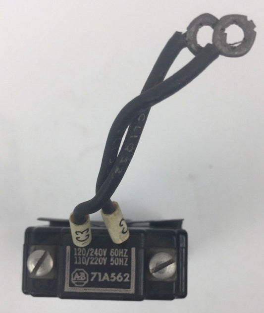 ALLEN BRADLEY 71A562 COIL 120/240V 60HZ 110/220V 50HZ