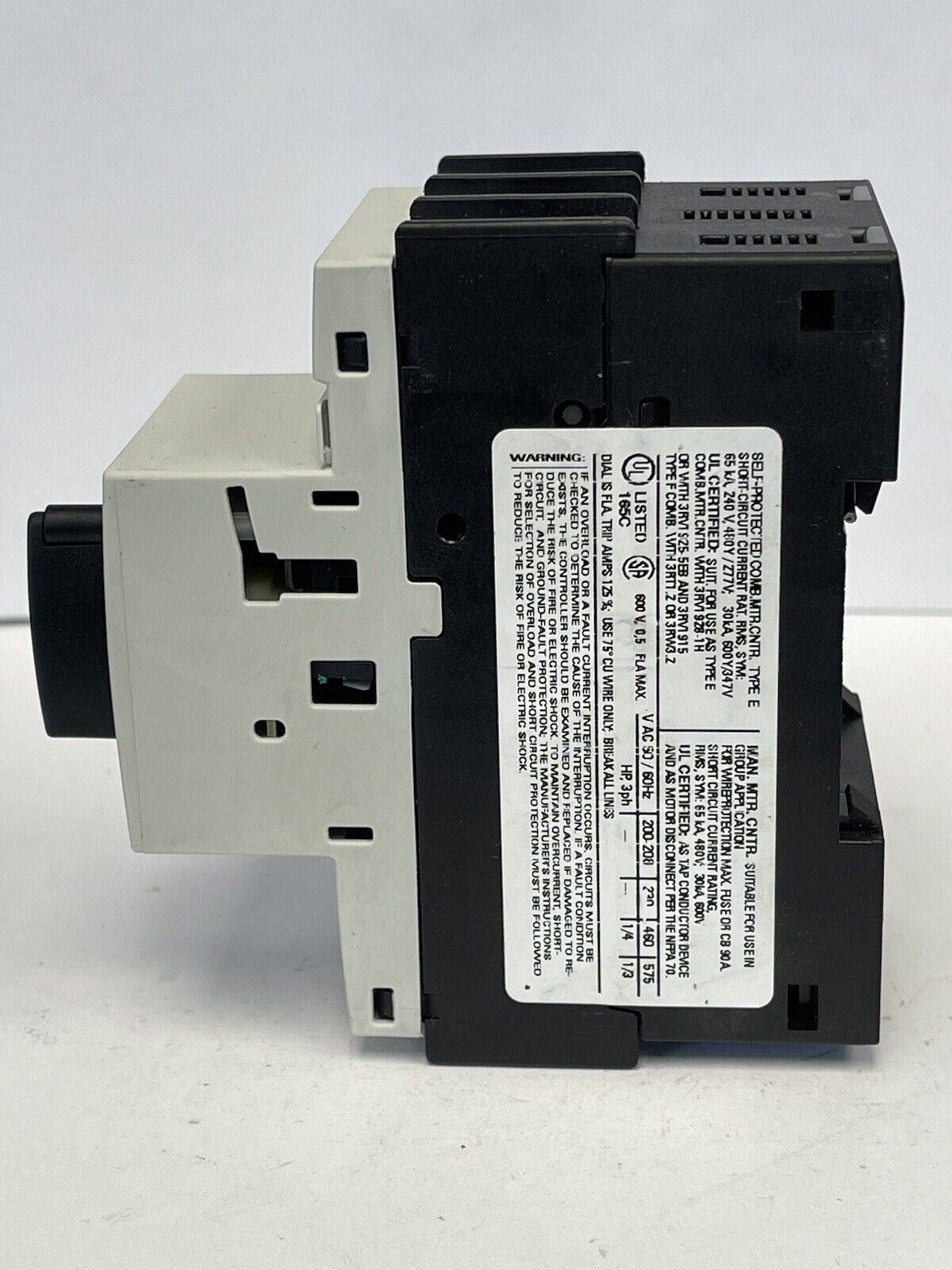 SIEMENS - 3RV1021-0FA10 - CIRCUIT BREAKER / MOTOR PROTECTOR