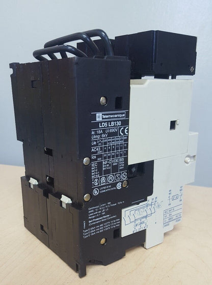 TELEMECANIQUE integral 18 REVERSING STARTER LD5-LB130 LA1-LB015 LA1 LB080BD