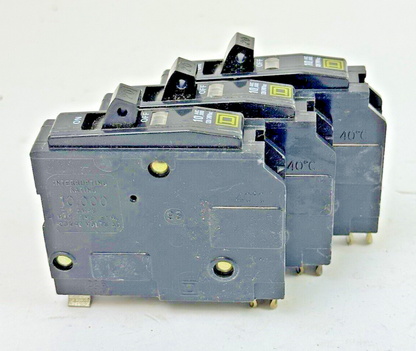 SQUARE D *LOT OF 3* - QO120 - CIRCUIT BREAKERS - 1 POLE/240VAC/20A