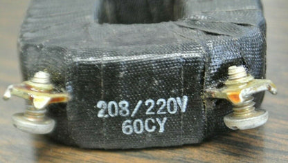 SQUARE D 2491-S8-P32B COIL / 208V / 220V, 60Hz / NEW SURPLUS