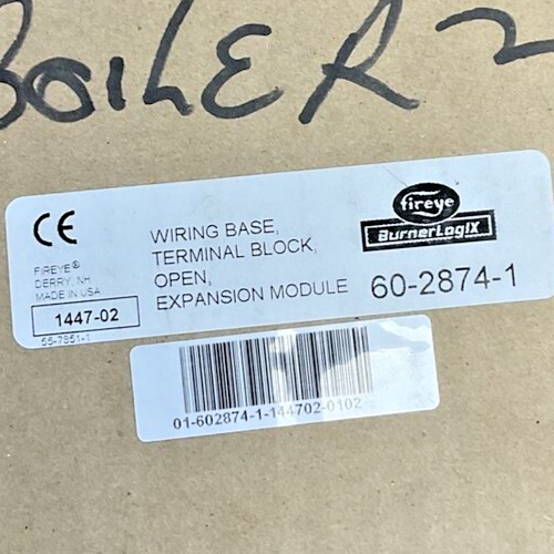 FIREYE 60-2874-1 WIRING BASE TERMINAL BLOCK EXPANSION MODULE