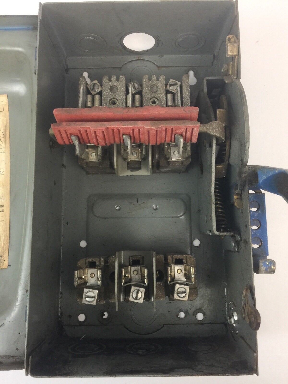 SQUARE D H361 SAFETY SWITCH 30 AMP 600VAC FUSIBLE 20 HP 3 PH