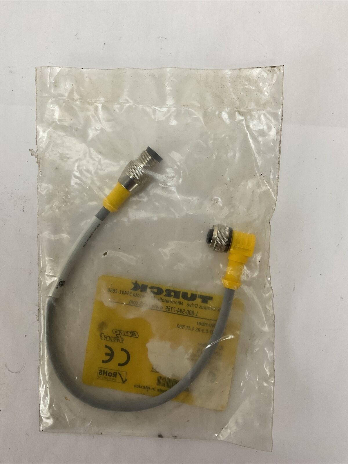 TURCK WK 4.4T-0.3-RS 4.4T/S90 CORDSET 250V 4A