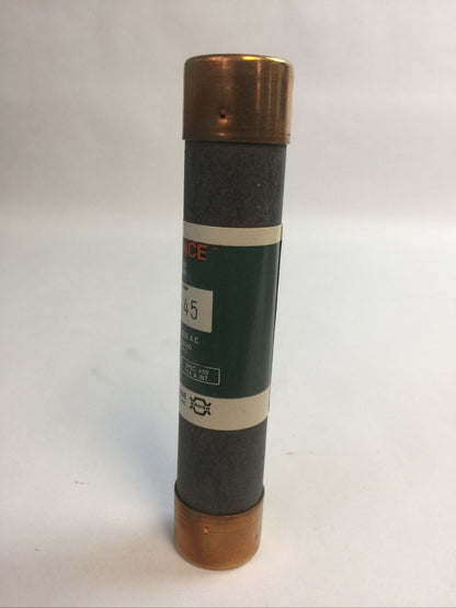 BRUSH/RELIANCE KOS45 CLASS K5 ONE TIME FUSE 45AMP 600VAC (BOX OF 10)