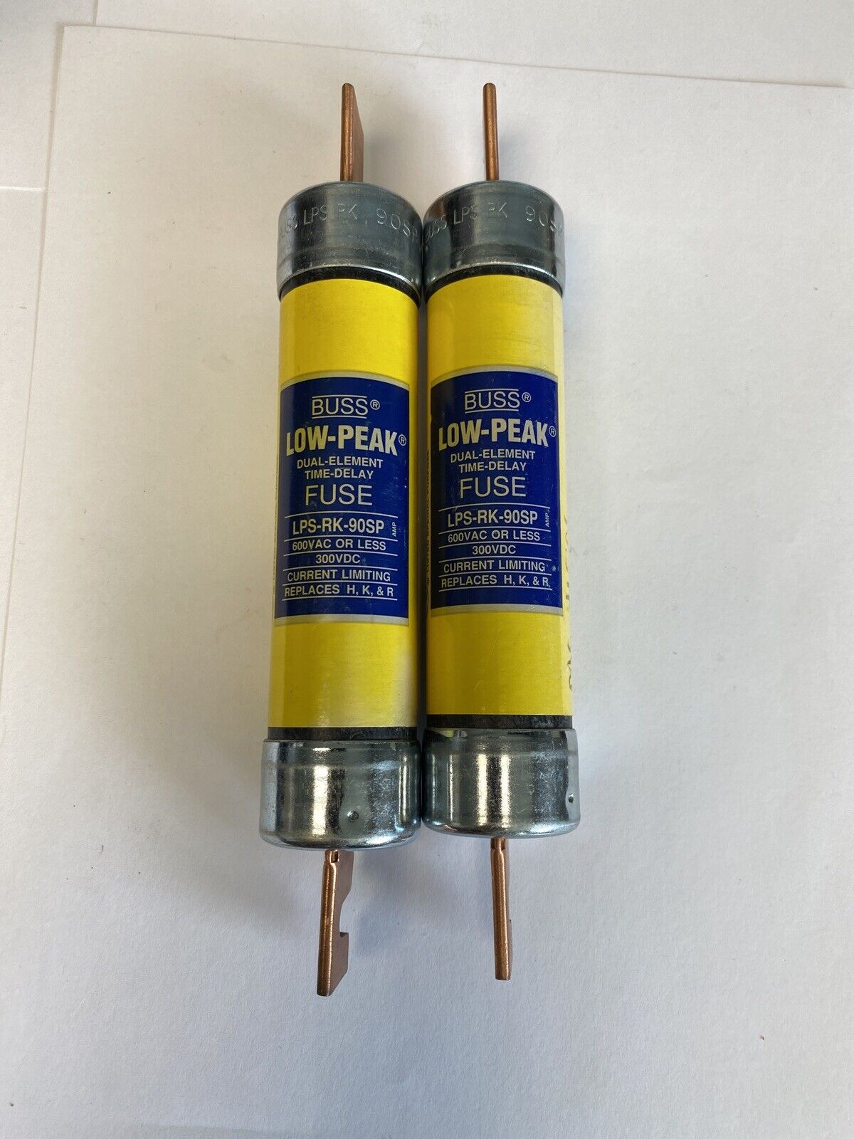 Bussmann Low-Peak LPS-RK-90SP 90A 600V Fuse "Lot of 2"