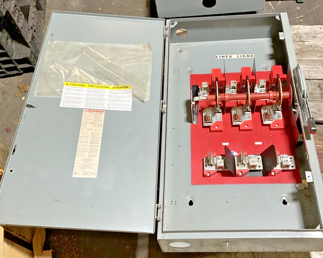 SQUARE D H365 SAFETY SWITCH SER.E04 400A TYPE 1 480V 3PH