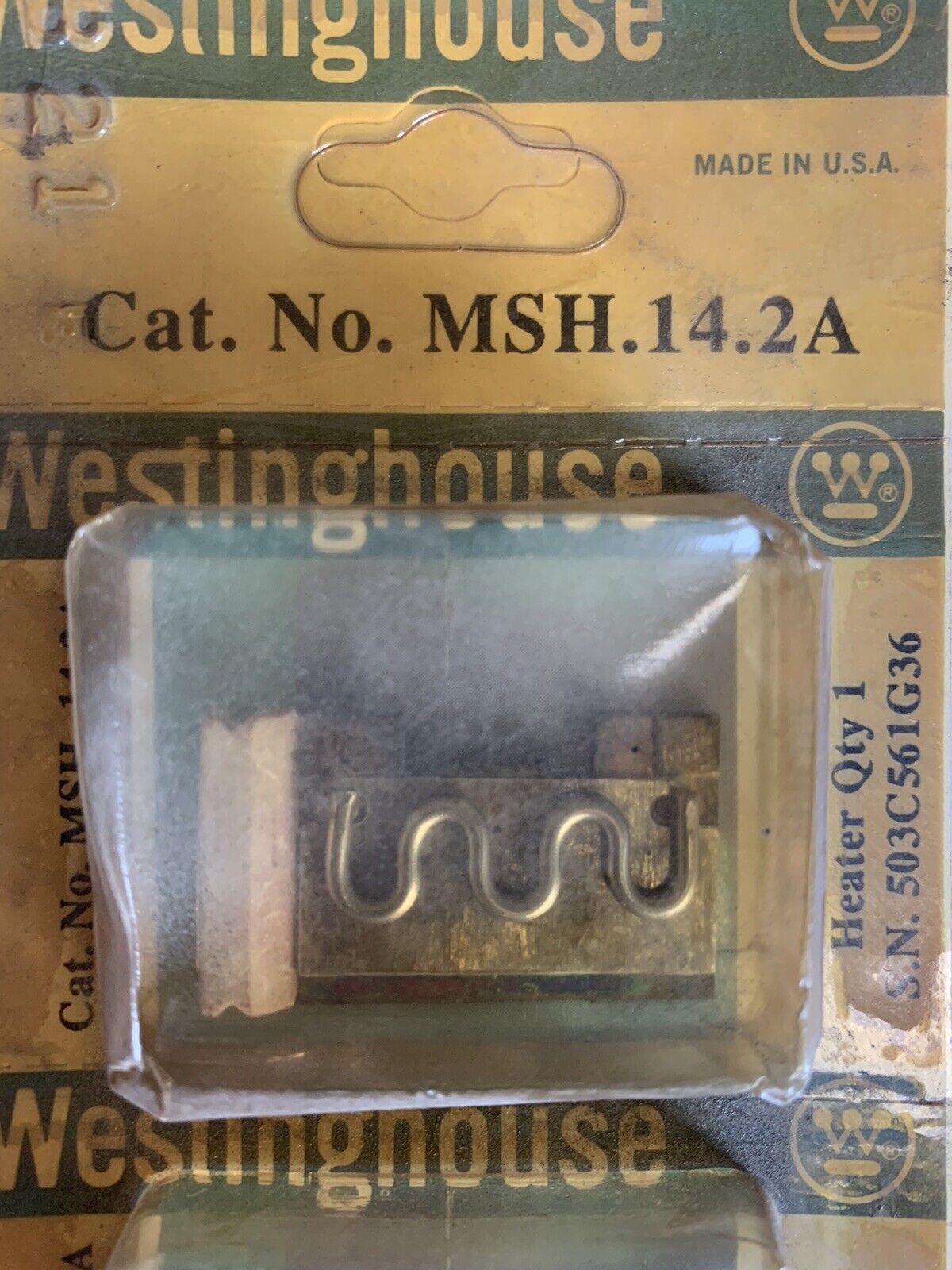 Westinghouse Starter Heater MSH14.2A "Lot of 3"