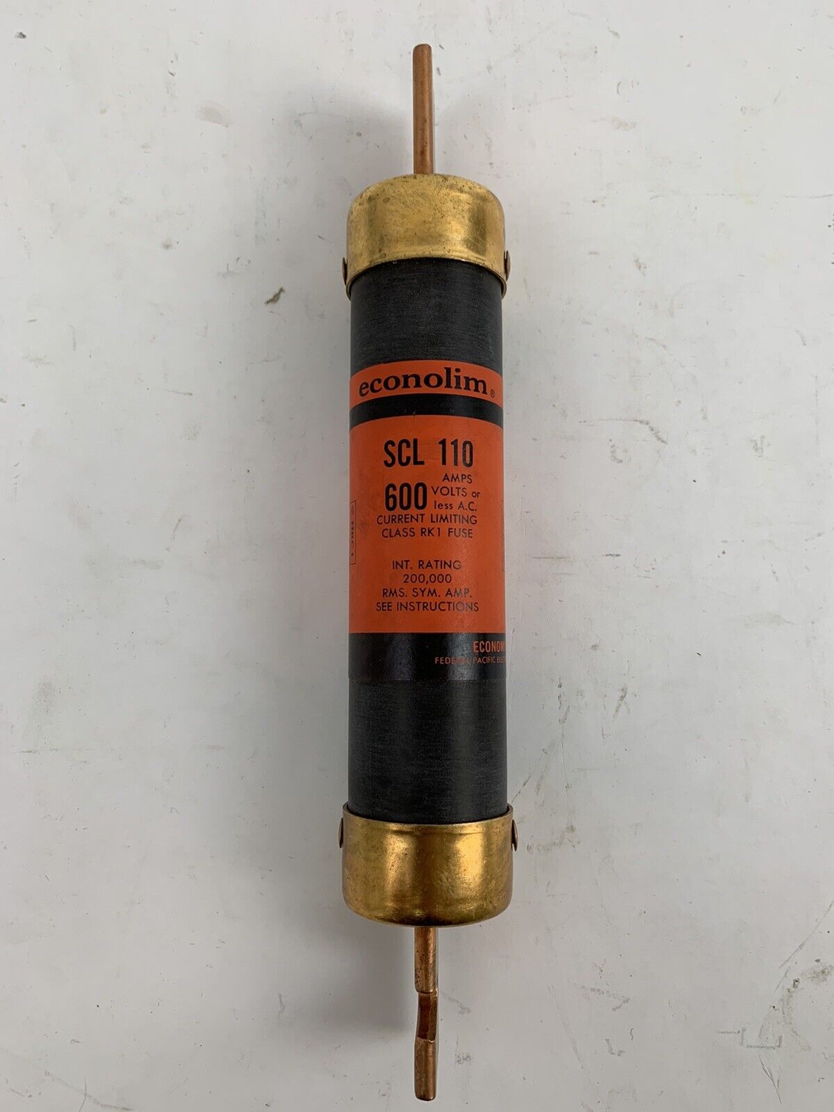 Economy Fuse Econolim SCL110 110A 600V Class RK1 Fuse