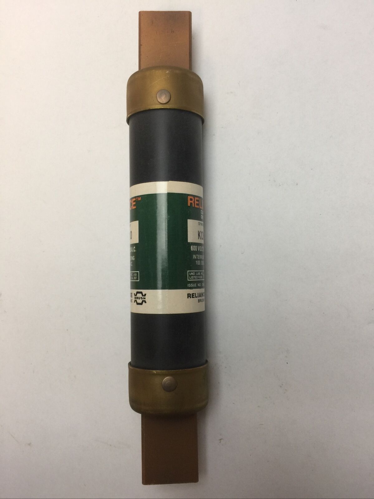 RELIANCE KOS110 CLASS K5 ONE TIME FUSE 110AMP 600VAC