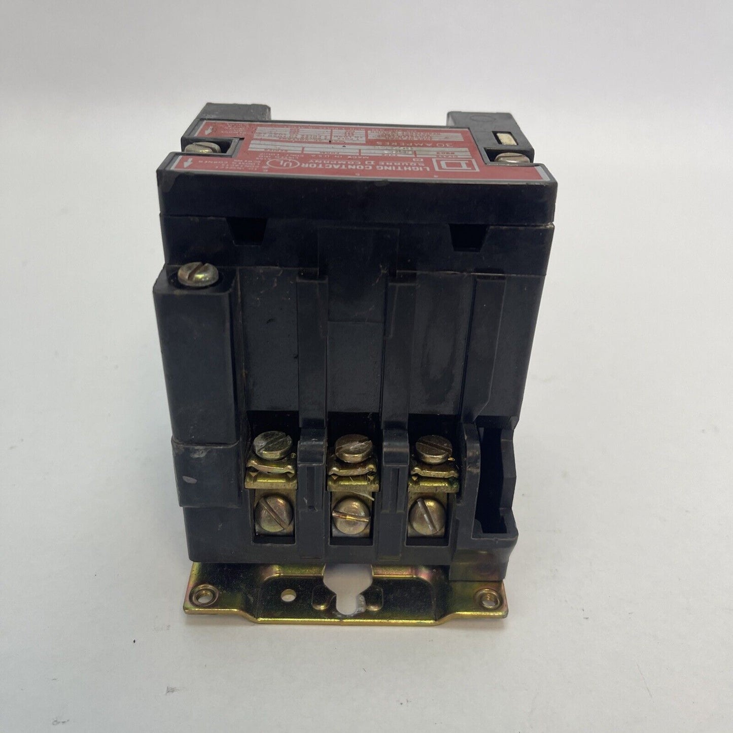 SQUARE D 8903 SM02 LIGHTING CONTACTOR SER A 30AMP 600VAC 250VDC COIL 120V 60HZ